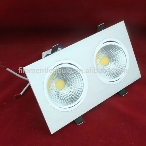 China Factory Rectangle 10W COB Downlight LED With Two Head