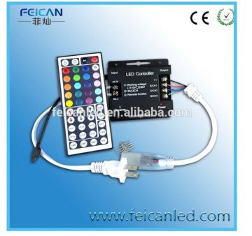 US plug 110V High Voltage LED RGB Controller for High Voltage LED Strip Light or Rope Light