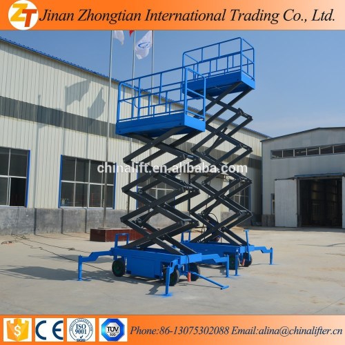 China factory Jinan hot sale automatic hydraulic mobile scissor lift tables