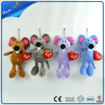 32cm lovely standing plush mouse best gift for valentine's day