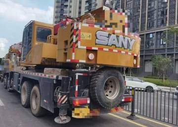 Crane de caminhão usada de 35 toneladas para levantar tarefas
