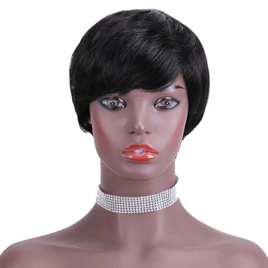 Cheap wholesale Perruque Pixie cut bob Curl human hair wigs 100% raw Indian grade virgin natural brazilian human hair vendors