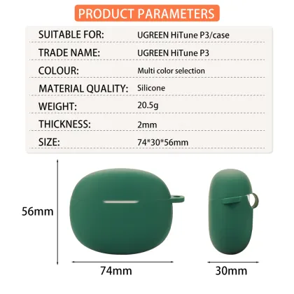 UGREEN HiTune P3 Earphone Case - Wireless Earbuds Silicone Cover Shell