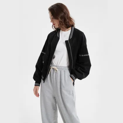 American High Street Embroidery Baseball Uniform Jacket