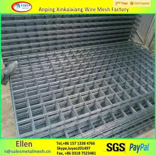 High quality black and galvanized weled wire mesh panels from China factory