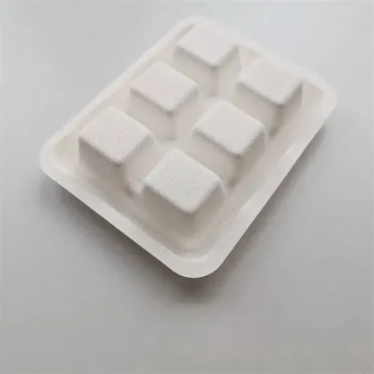 Pulp Molded Chocolate Packaging Box Insert Chocolate Tray