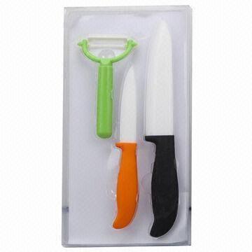 Ceramic Knife Set with Acrylic Holder and Knives