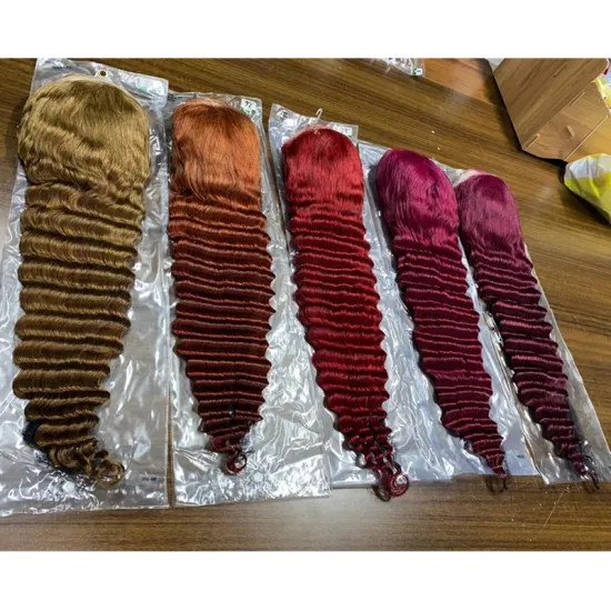 Factory wholesale spot 34 36 38 inches hd  lace front wigs human hair deep wave virgin human hair lace frontal wigs