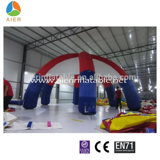 Aier Top sale inflatable bar tent, large activities square inflatable tent, 4 or 6 legs spider tent