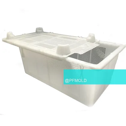 slide cover crate YUDO hot runner mold