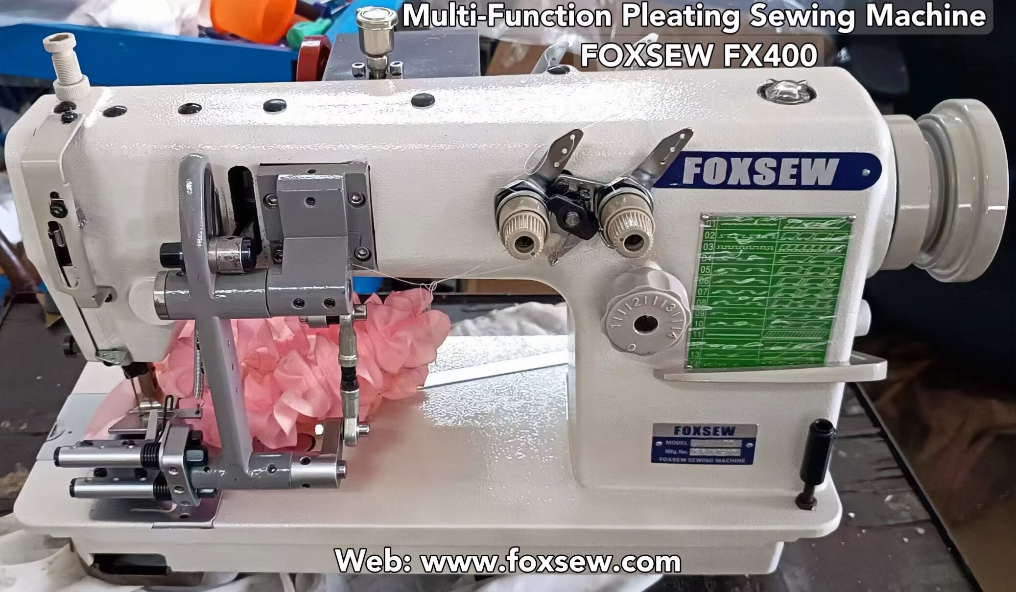 Multi Function Pleating Sewing Machine FOXSEW FX400 -14