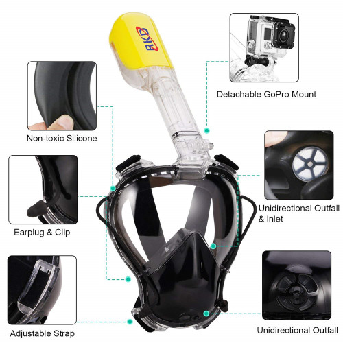 Hot selling snorkel best full face mask diving