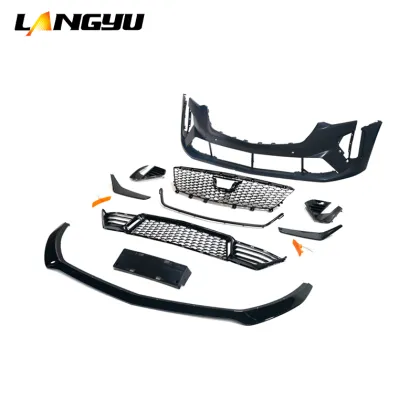 PP Plastic Front Bumper Diffuser Body Kit for Cadillac CT4 Blackwing