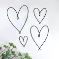 Metal Heart Wall Art Decor