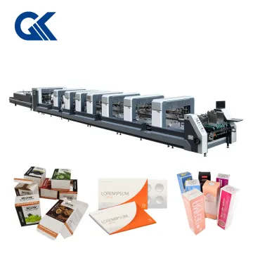High Speed Crash Lock Bottom 4 & 6 Corner Food Box Pasting Folder Gluer Machine ROLAM 1100-XL-S-P