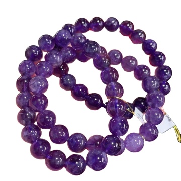 Natural Amethyst Crystal Energy Elastic Bracelet