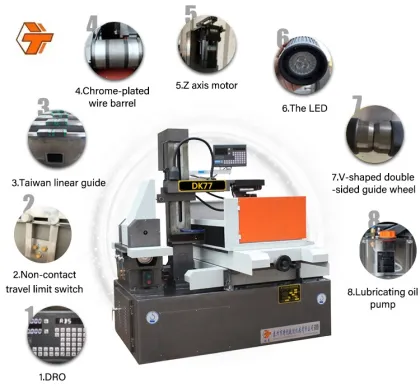 DK 7725 Fast-Moving EDM Wire Cutting Machine