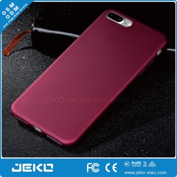 High quality soft flip cover rubber phone case for iphone 7 plus