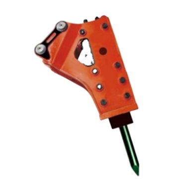100-130 bar çalışma basıncına sahip mini ekskavatör hidrolik çekiç kırıcı