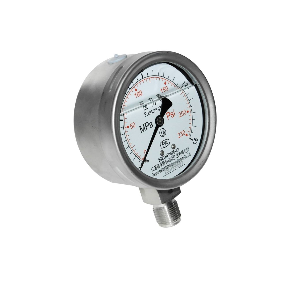 Stainless steel pressure gauge