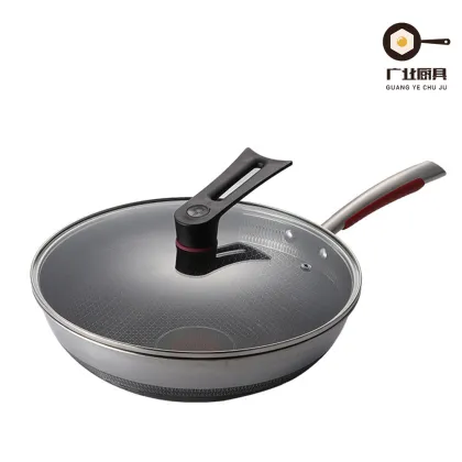 High-Quality Three Layer Wok for Sizzling Meals