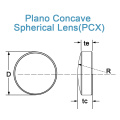 Plano Convex球体レンズ