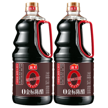 1.28L Golden Label Balsamic Vinegar - Natural Brewed, Fermented Cereals, Matured, Additive-Free, Halal
