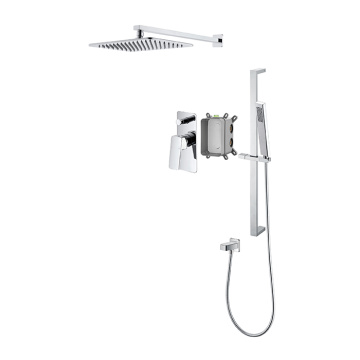 Bathroom Shower Faucets System With Slide Bar