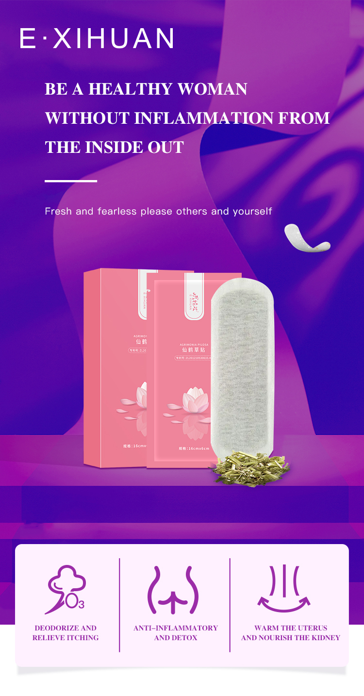 Herbal Vagina Pads Agrimonia Pilosa