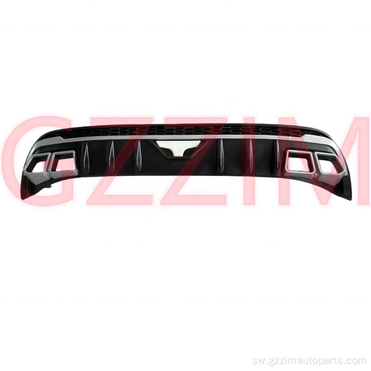 Santafe nyuma bumper mdomo diffuser
