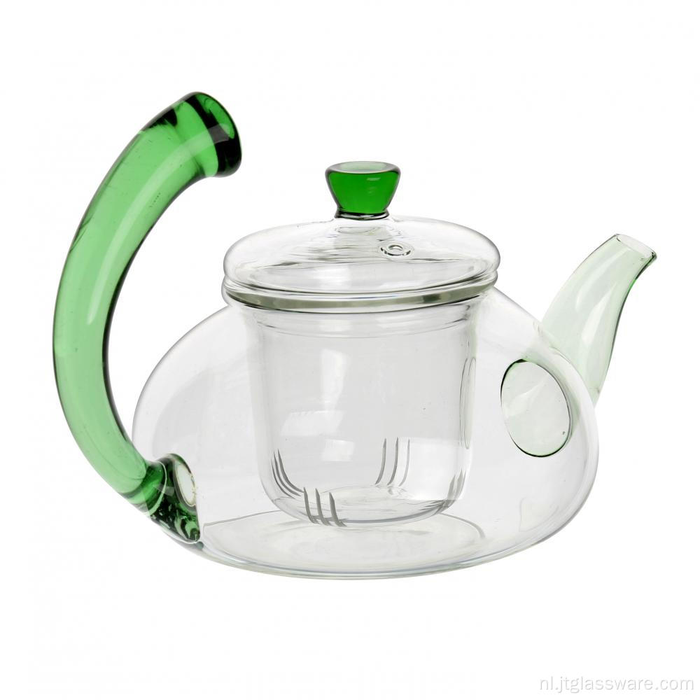 600 ml nieuwe design glazen theepot waterkoker