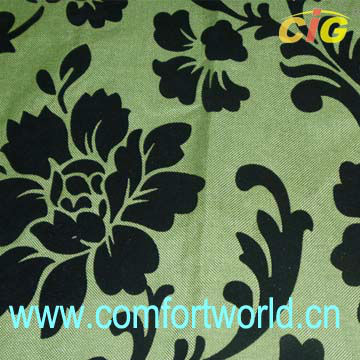Microfiber Flock Sofa Fabric