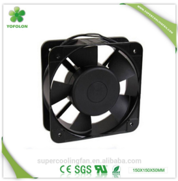 home appliance application high air volume 220v ac cooling fan 150mm