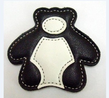 2014 Cute Bear Leather Patch with Personalized Service