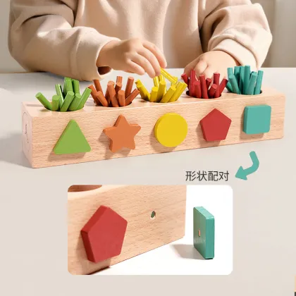 Montessori Preschool Learning: Playful Teaching Aids, Manipulatives, Counting Sticks, and Kids Math Toys