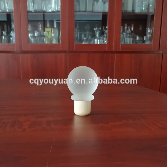 custom made glass bottle synthetic cork stopper for sale