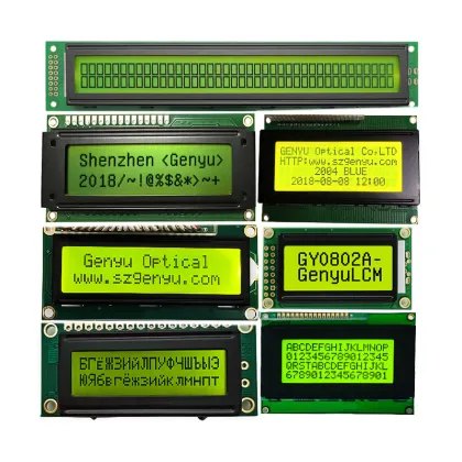 RGB Background Liquid Crystal Display (LCD) 20x2 Character Display Modules - 2002 Series