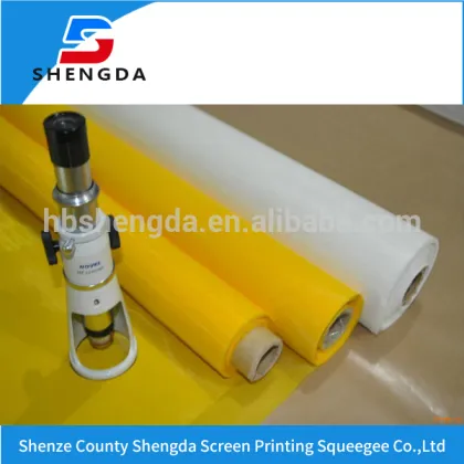 Shengda screen printing mesh made in china(yellow and white mesh 6T-165T)
