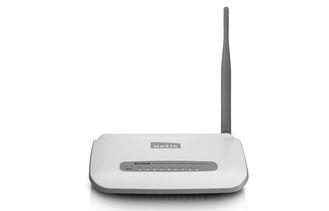 White Wireless ADSL2 Modem Router 64bit WEP Encryption Secu