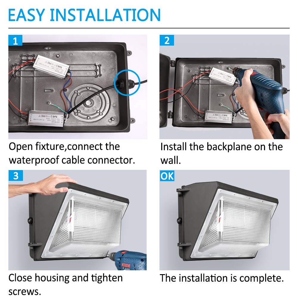 rab wall pack light fixtures