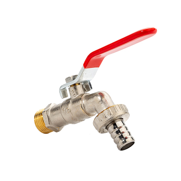 Edelstahldüse Bibcock -Schlauchanschluss 1/2 '' bis 1 '' - 16BAR -Druckstufe