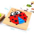 Puzzle Wooden Puzz Jigsaw Toy 6/8 Pack Puzzle Toys for Toddlers 2-3-4 ans garçon et fille d&#39;anniversaire cadeau