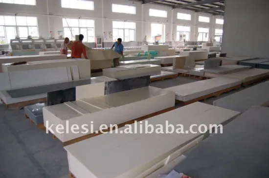 Artificial marble snow white