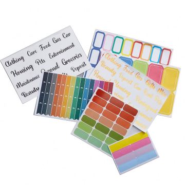 Customizable Wholesale Money Saving Binder Accessories: Envelopes, Stickers, Dividers & More