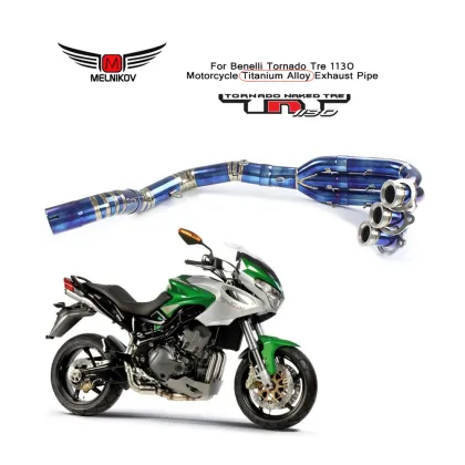 Titanium Alloy Exhaust Muffler System for Benelli Tornado Tre 1130 (2010)