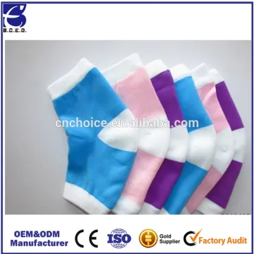 2017 hot selling gel heel socks whitening heel protection nylons half foot socks