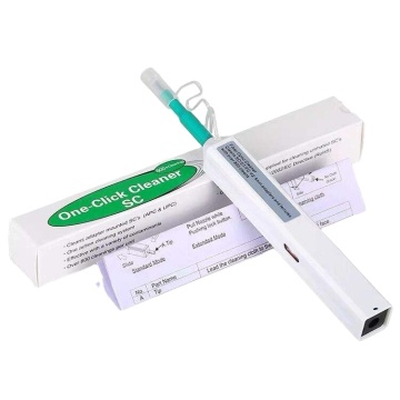 One Click Fiber Optic Connector Cleaner Pen - 800+ Cleans for SC/ST/FC