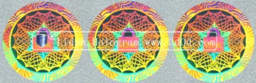 Custom hologram sticker labels printer