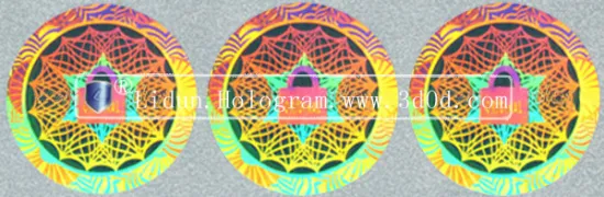 Custom hologram sticker labels printer
