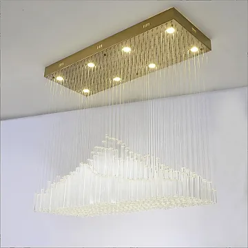 Dengxiaoniu Factory Custom Artistic Crystal Chandelier for Indoor Restaurant Lighting